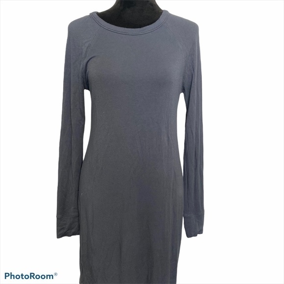 Lou & Grey dress long sleeve crew neck gray color size small - Picture 1 of 6